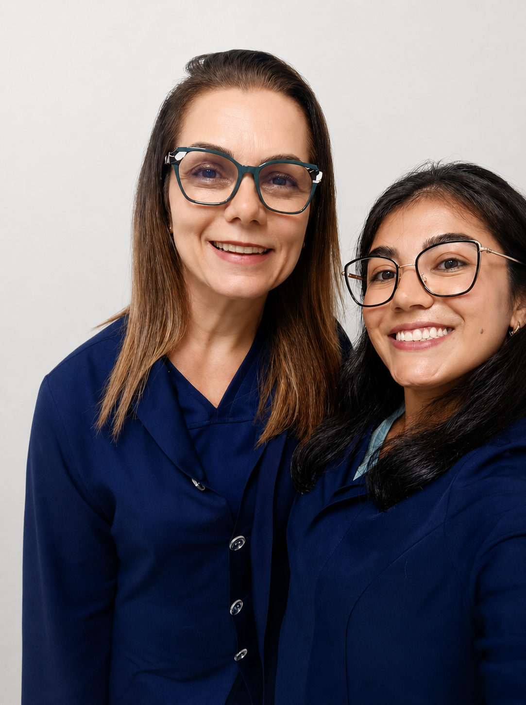 Dra. Gislaine Nonino Rosa e Dra. Kellen Fernanda, equipe da NovaVet Clínica Veterinária